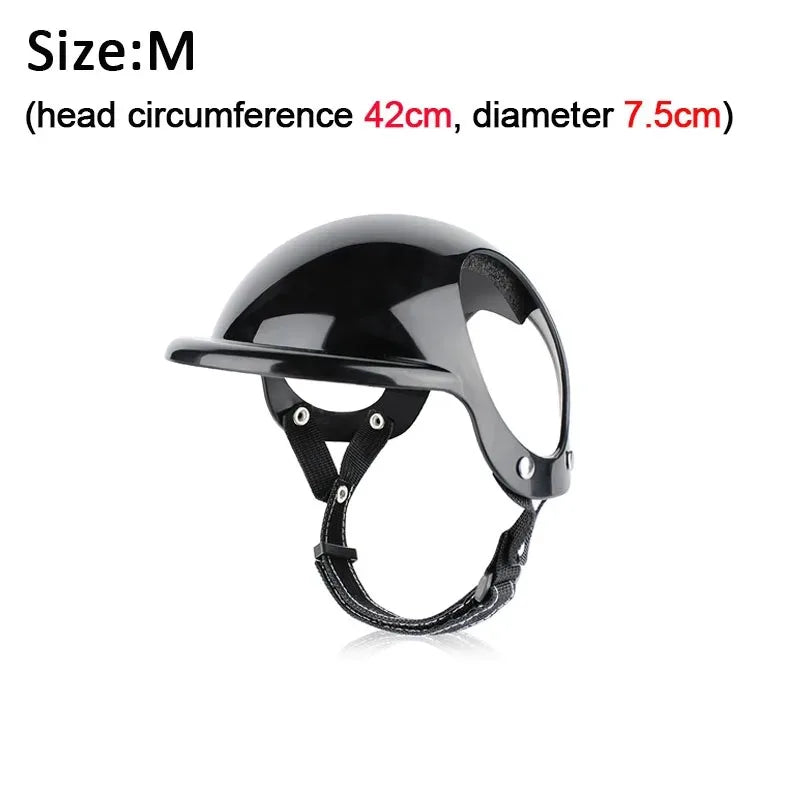 Stylish Pet Helmet S/M/L Bicycle Motorcycle Helmet with Sunglasses Dog Cat Helmet for Traveling Protection Head Pets Accessories